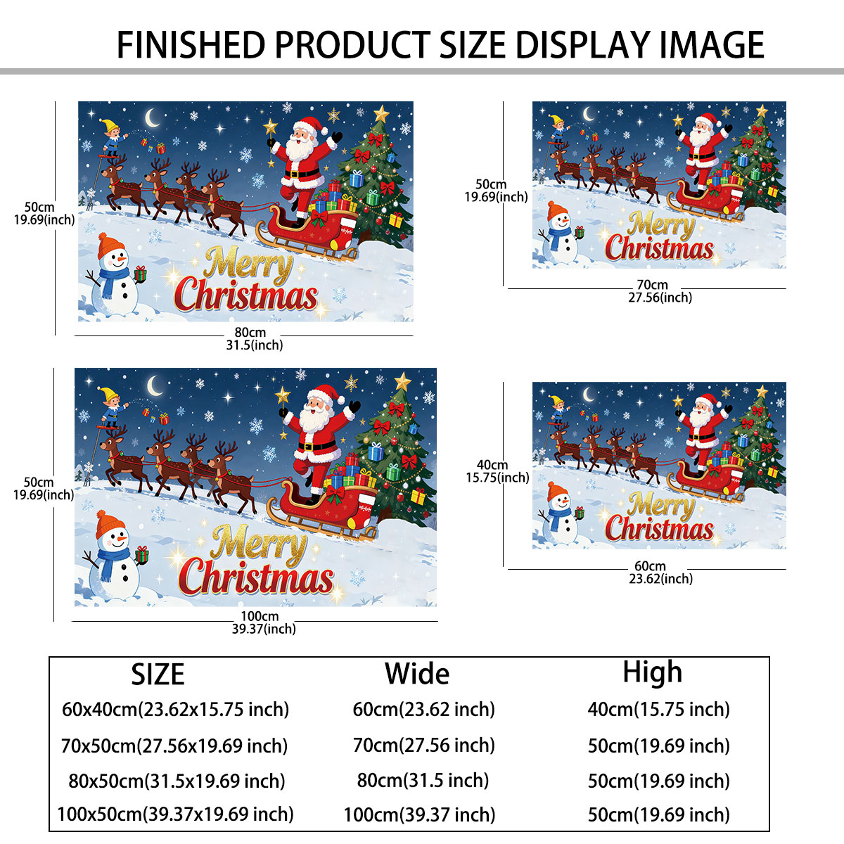 1pc Christmas Elf Santa Sleigh - Snowflake Window Decal ulasan dan harga