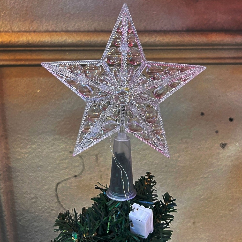 New Lighted Star Christmas Tre - Star Tree Topper ulasan dan harga