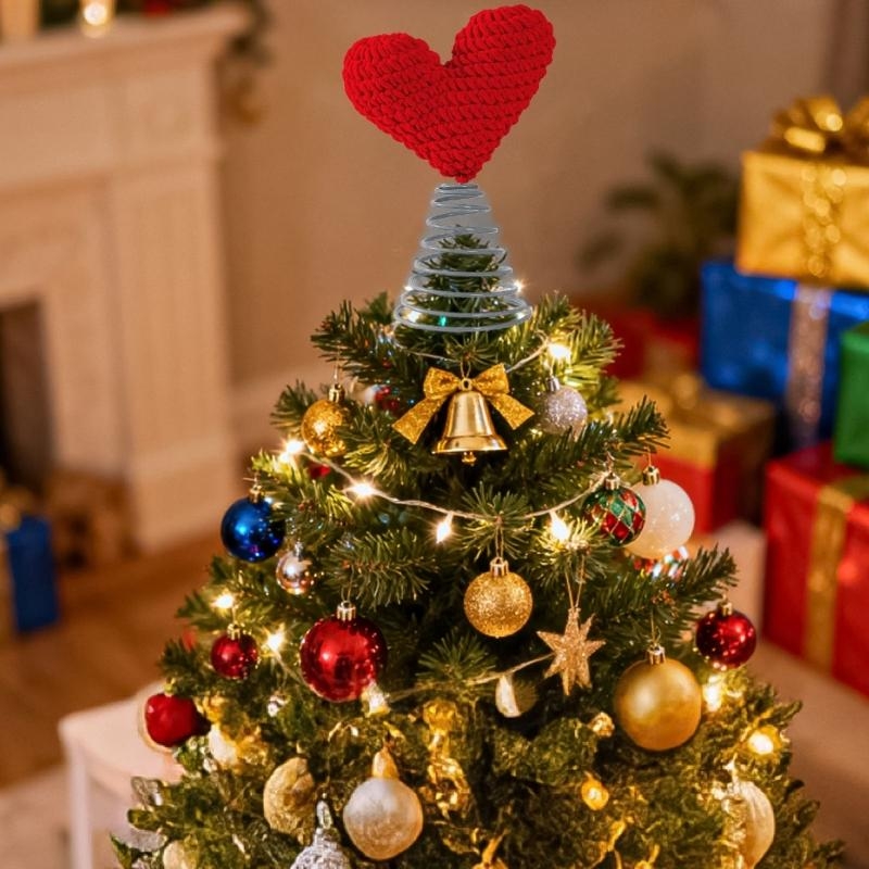 Spring Loaded Heart Christmas  - Star Tree Topper ulasan dan harga