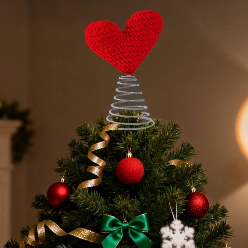 Spring Loaded Heart Christmas  - Star Tree Topper ulasan dan harga