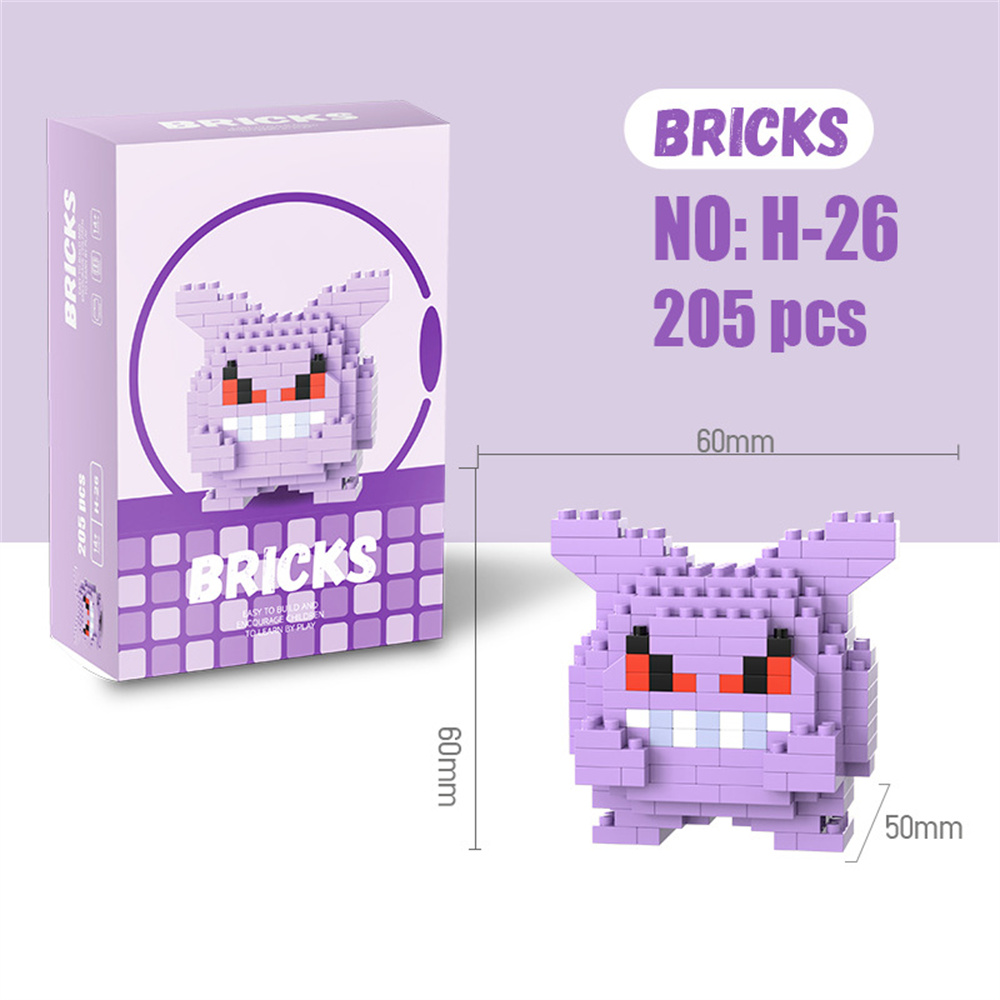 Pokemon Micro Building Blocks  - Lego Set Technic ulasan dan harga
