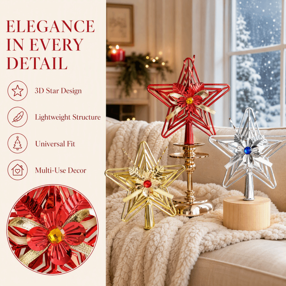 Plastic Star Topper Electropla - Star Tree Topper ulasan dan harga