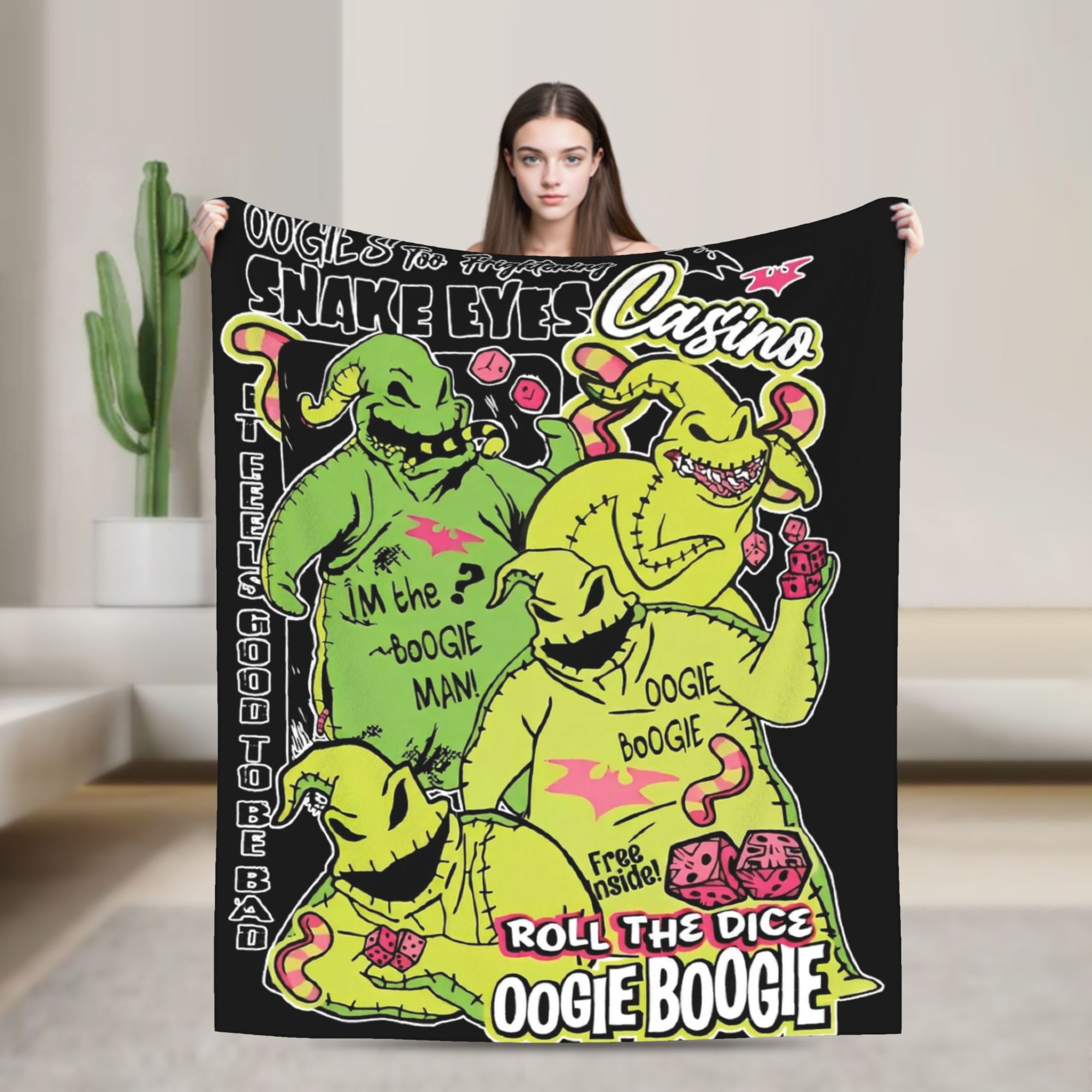 Nightmared Before Christmas Oo - Christmas Throw Blanket ulasan dan harga