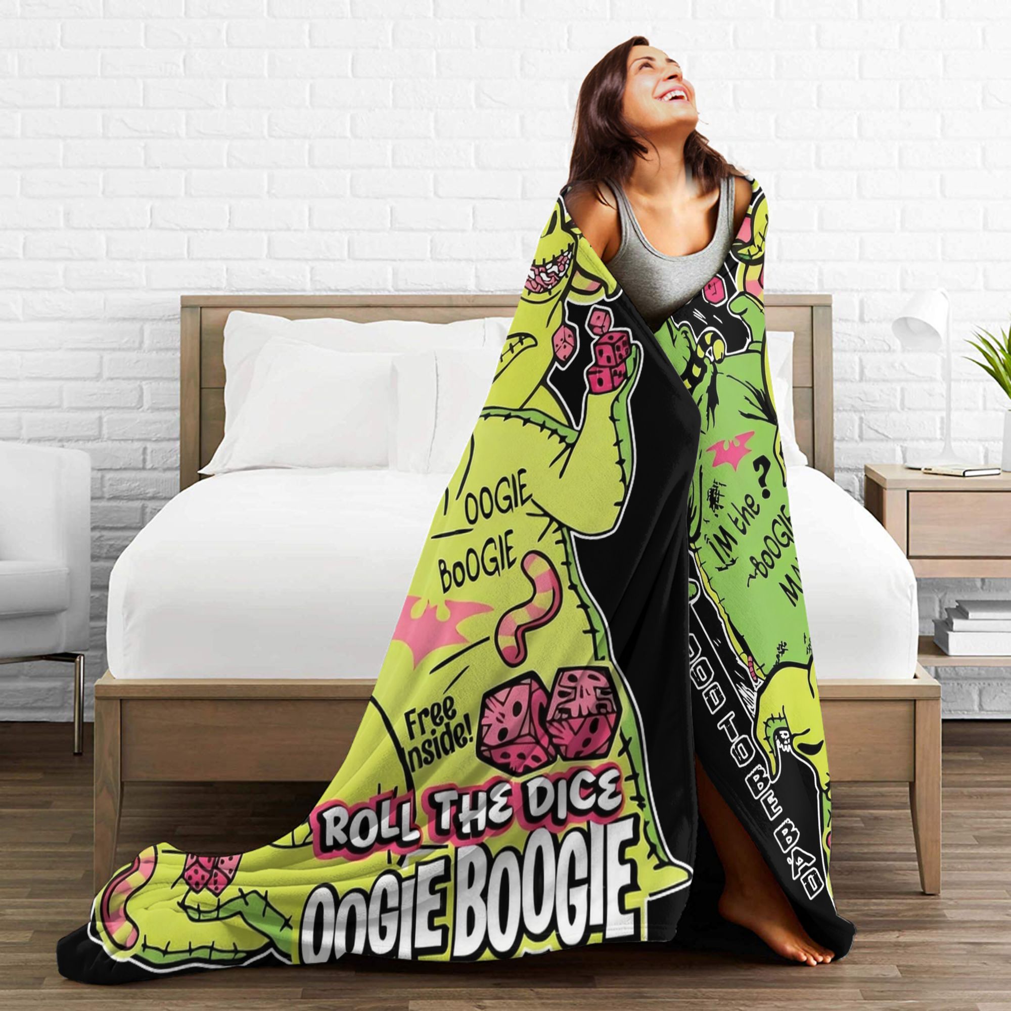 Nightmared Before Christmas Oo - Christmas Throw Blanket ulasan dan harga