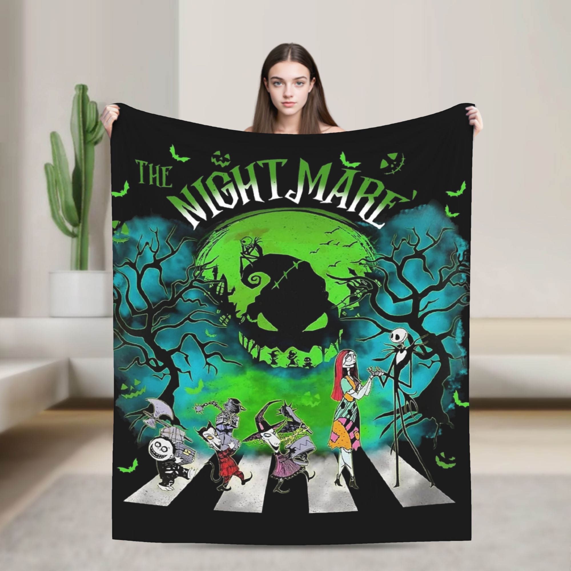 Oogie Boogie Man Nightmared Be - Christmas Throw Blanket ulasan dan harga