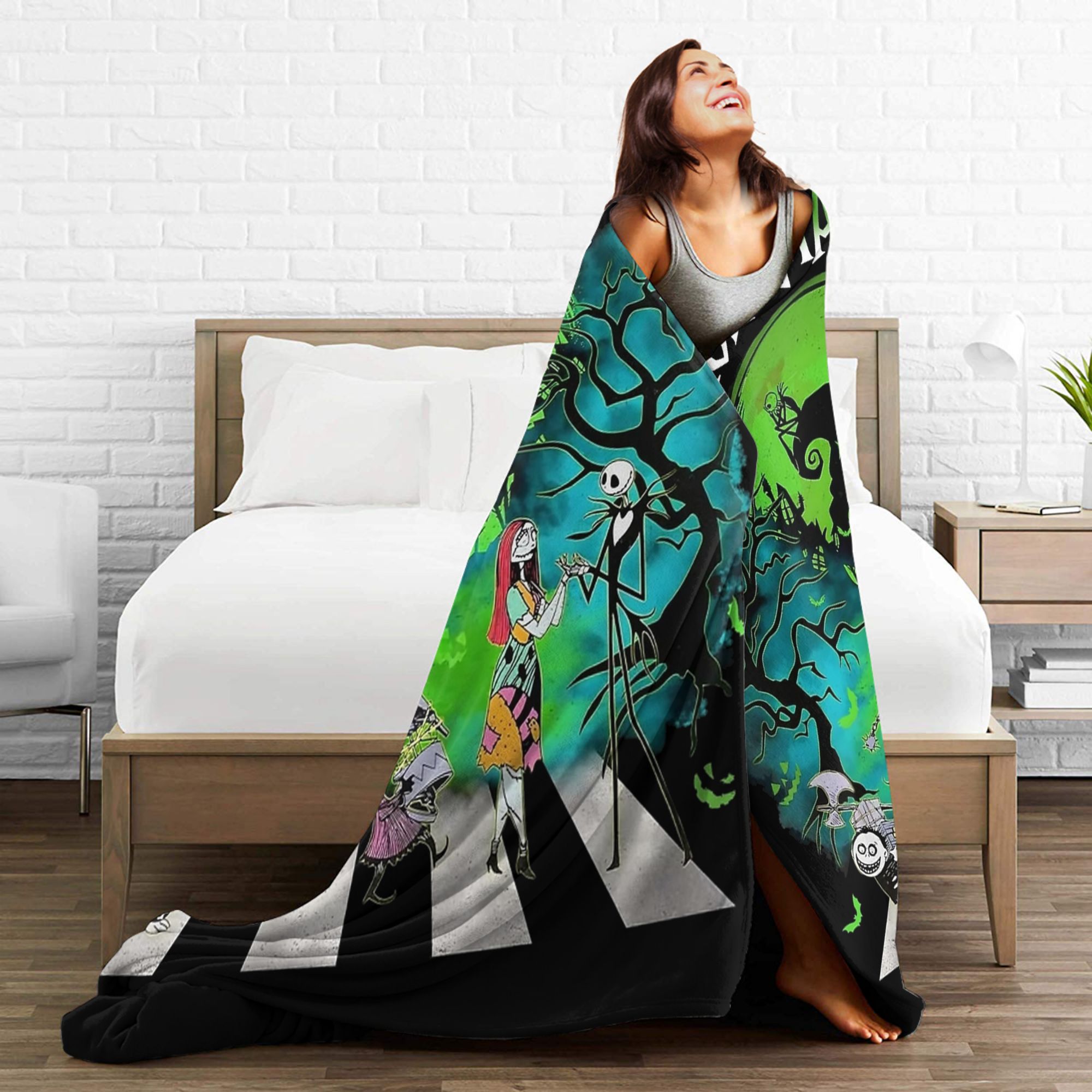 Oogie Boogie Man Nightmared Be - Christmas Throw Blanket ulasan dan harga